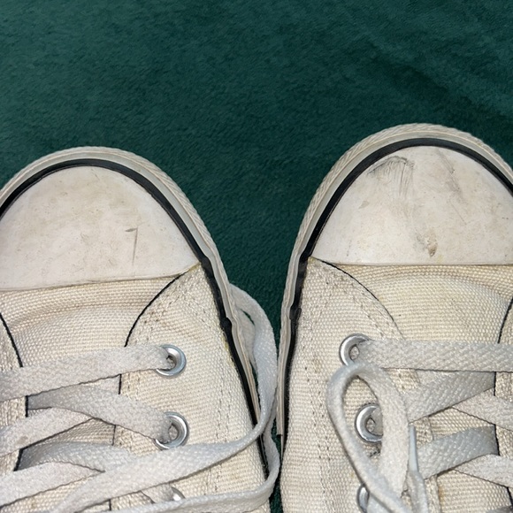 Converse Chuck Taylor All Star White Laced Sneakers Shoes- Size 13 - Picture 5 of 9